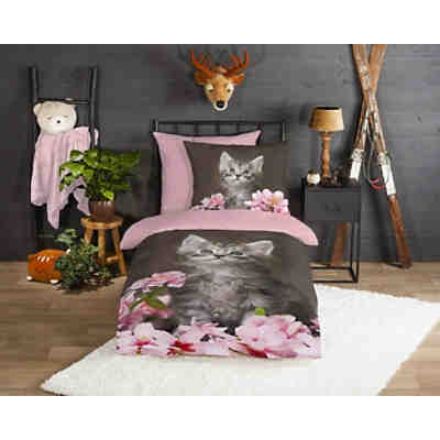 Bettwäsche 135x200+1-80x80 flanel kids Good Morning no.7021 multi 2