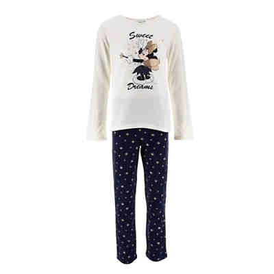 Minnie Mouse Schlafanzug Pyjama Langarm Shirt + Schlaf-Hose