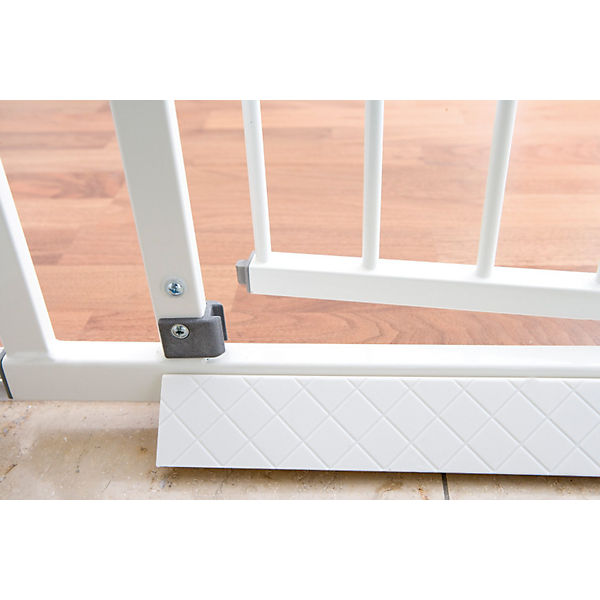 Bodenplatte für Schutzgitter Easy Lock, weiß