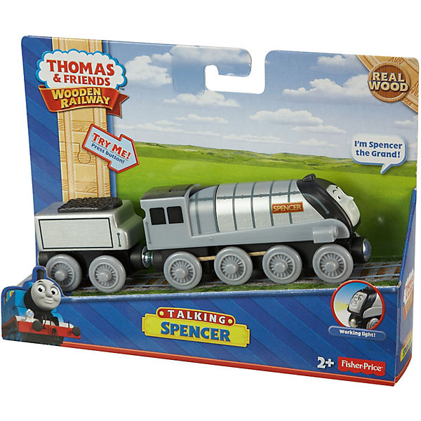 Thomas und seine Freunde - Sprechende Metall-Lokomotive Spencer für Holzschienen