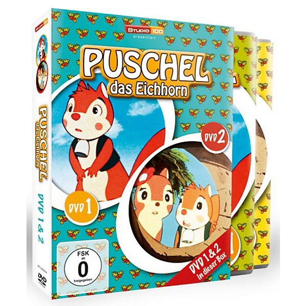 DVD Puschel das Eichhorn DVD 1 & 2