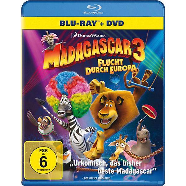BLU-RAY Madagascar 3 (+DVD)