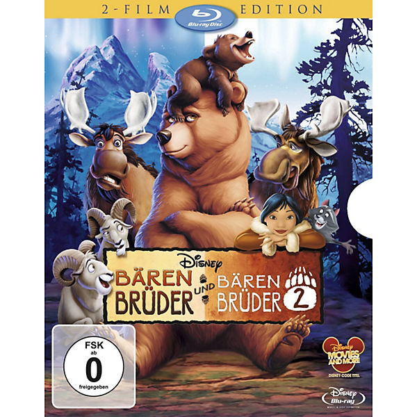 BLU-RAY Disney's - Bärenbrüder 1 & 2