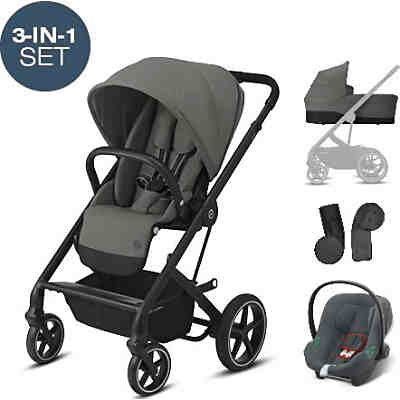 Kombi Kinderwagen Balios S Lux BLK 3in1, Travelsystem inkl. Aton B2 i-Size, soho grey 2