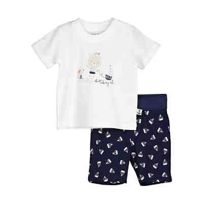 New Born Baby Boys Set T-Shirt mit Short Stoffhosen