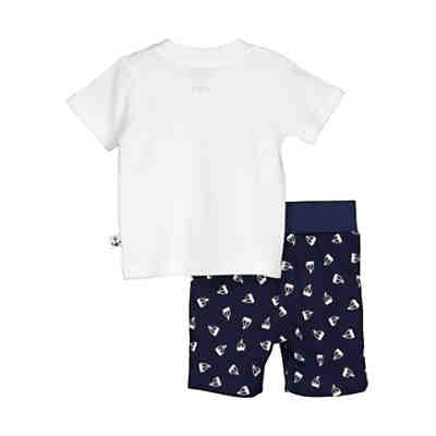 New Born Baby Boys Set T-Shirt mit Short Stoffhosen 2