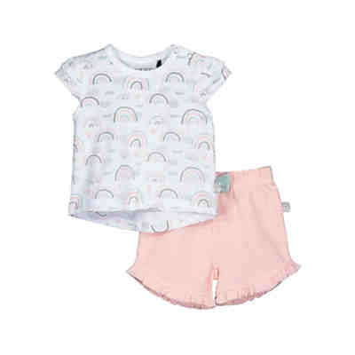 New Born Baby Girls Set T-Shirt und Shorts Stoffhosen
