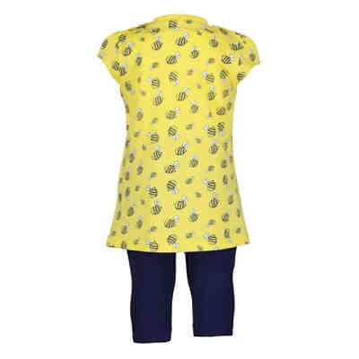 Baby Girls Set Tunika und Capri-Leggins Stoffhosen 2