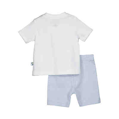 New Born Baby Boys Set T-Shirt mit Short Stoffhosen 2