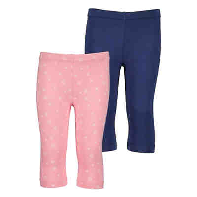 Mini Girls Caprilegging im Doppelpack Stoffhosen