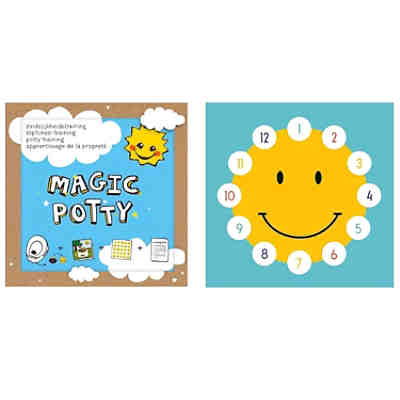 Magic Potty Töpfchentraining + buntes Belohnungsset LÄCHELNDE SONNE