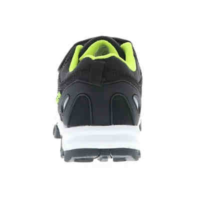 Kinder Mädchen Jungen Sneaker Turnschuhe Halbschuhe Sportschuhe schwarz/grün 2