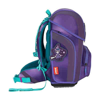 Schulranzenset GENIUS SUPERFLASH EXKLUSIV Purple Magic, 4-tlg.. inkl. Funny Snaps (2023) 2