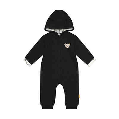 Strampler langarm Baby Wellness aus Frenchterry mit Druckknöpfen Strampler