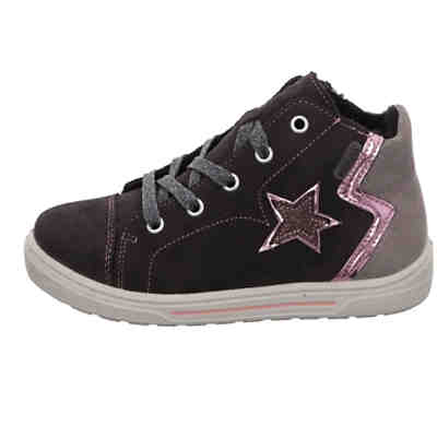 Mädchen Schnürhalbschuhe Mel Schnürschuh Kinderschuhe Veloursleder uni Halbschuhe 2