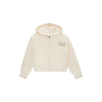 Strick & Sweatshirts Oversized Sweatjacke mit Textprint Sweatjacken