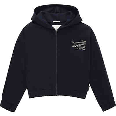 Strick & Sweatshirts Oversized Sweatjacke mit Textprint Sweatjacken