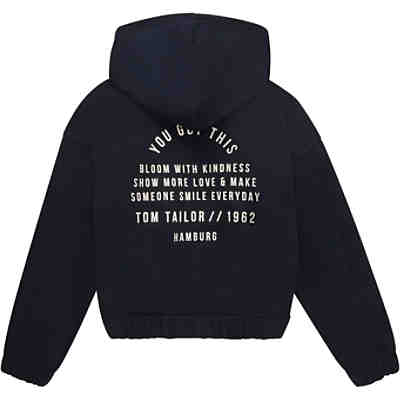 Strick & Sweatshirts Oversized Sweatjacke mit Textprint Sweatjacken 2