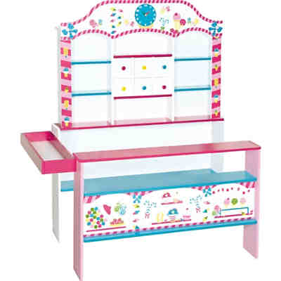 Kaufladen 'Candy-Shop', 6 Schubladen, Uhr, Theke, Seitentheke, Kasse & Kaufladenzubehör 2