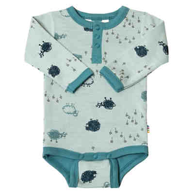 Langarmbody Merinowolle/Bio-Baumwolle Bodys für Jungen