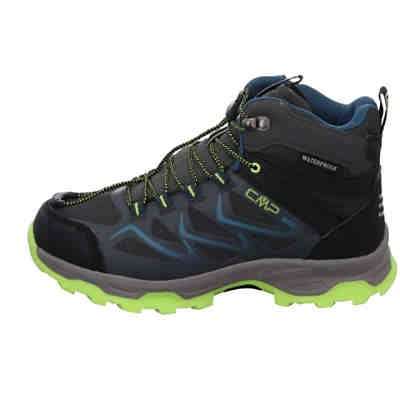 Jungen Schnürhalbschuhe Byne Mid Outdoorschuh Kinderschuhe Synthetikkombination uni Outdoorschuhe 2