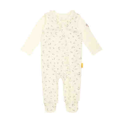Set Strampler + T-Shirt langarm Baby Wellness mit Druckknöpfen mit Rüschen Strampler