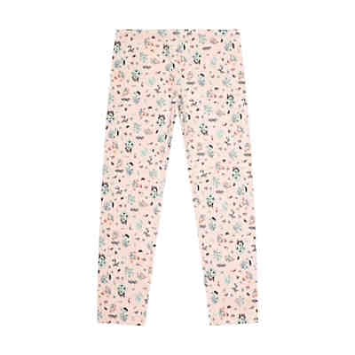 Leggings Bird's Twittering mit Blumen Print Leggings