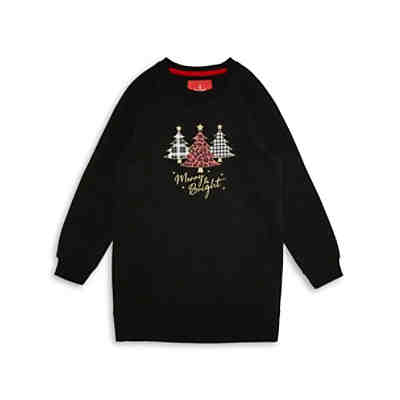 Threadgirls Weihnachtspullover THB Girls Christmas Fleece Crew Merry & Bright Pullover MiniW