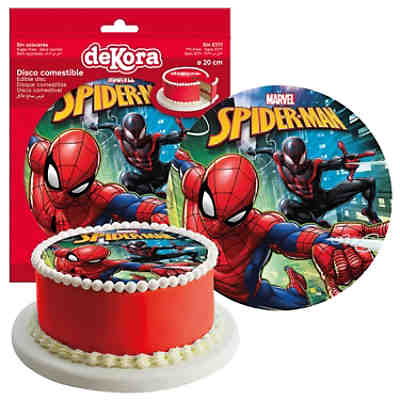 2er Set Spiderman Essbarer Tortenaufleger + Mini-Törtchenaufleger 2