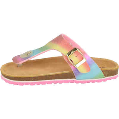 Mädchen Schuhe 542-182 Pantoffeln Hausschuhe Einhorn 834 Navy Clogs