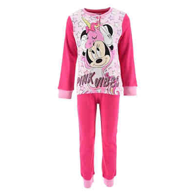 Minnie Mouse Schlafanzug Pyjama Langarm Shirt + Schlaf-Hose