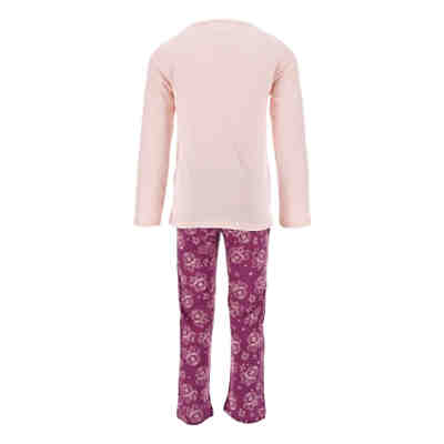 Minnie Mouse Schlafanzug Pyjama Langarm Shirt + Schlaf-Hose 2