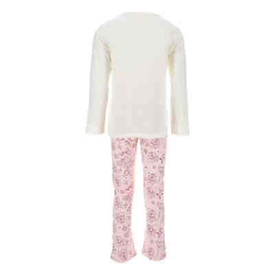 Minnie Mouse Schlafanzug Pyjama Langarm Shirt + Schlaf-Hose 2