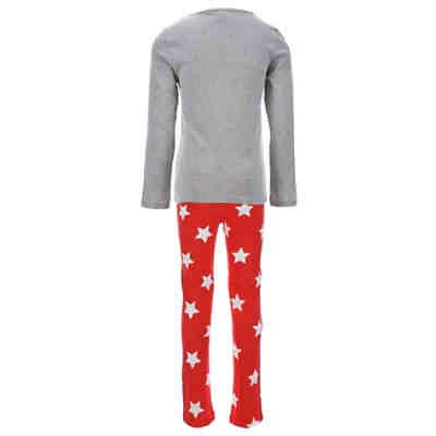 Minnie Mouse Schlafanzug Pyjama Langarm Shirt + Schlaf-Hose 2