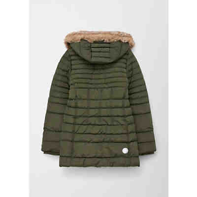 Steppjacke mit abnehmbarer Kunstfellblende Mäntel für Mädchen 2