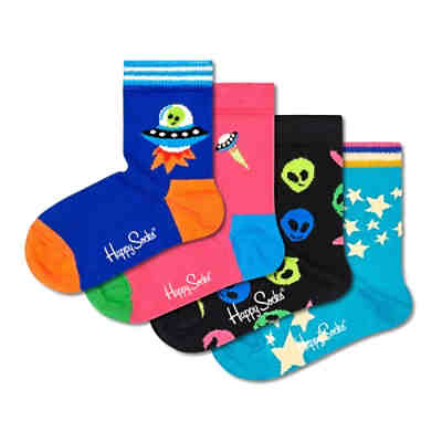 4 Paar Socken Kids Space Geschenk Box Socken für Kinder 2