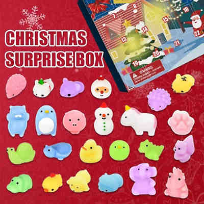 Adventskalender Mochi Squishy Spielzeug Adventskalender zum Spielen für Kinder 2