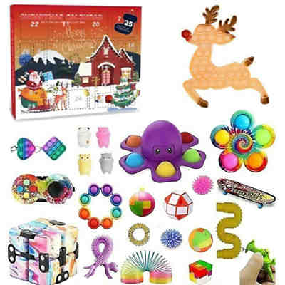 Adventskalender Fidget Spielzeug Adventskalender zum Spielen für Kinder