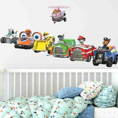 Wandtattoo PAW Patrol - Fahrzeuge im Einsatz 2