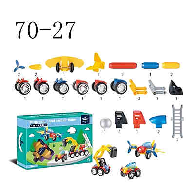 Technisches Fahrzeugmodell für Kinder Pädagogisches magnetisches Spleißspielzeug