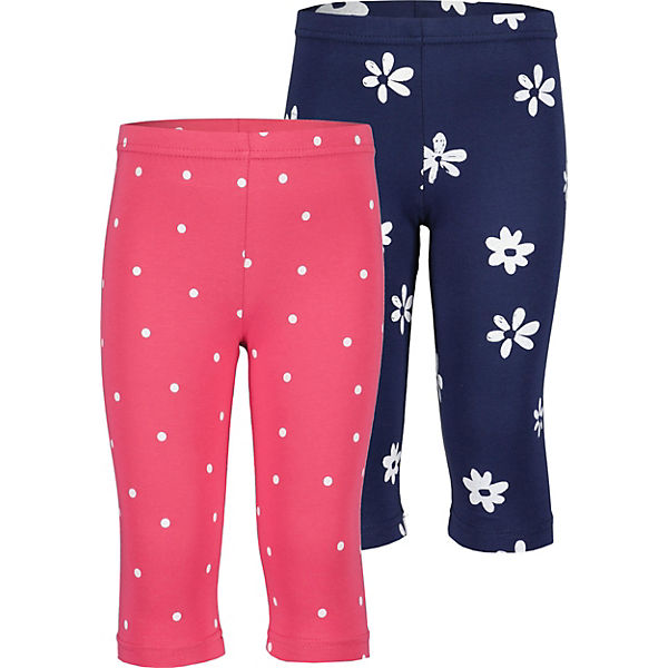 Doppelpack Caprileggings für Mädchen