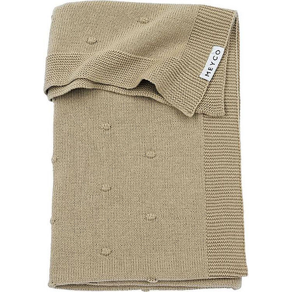 Babydecke klein Mini Knots sand