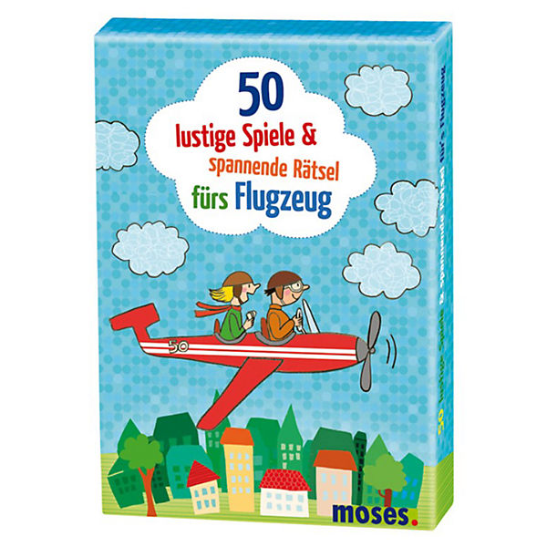 50 lustige Spiele & spannende Rätsel für's Flugzeug