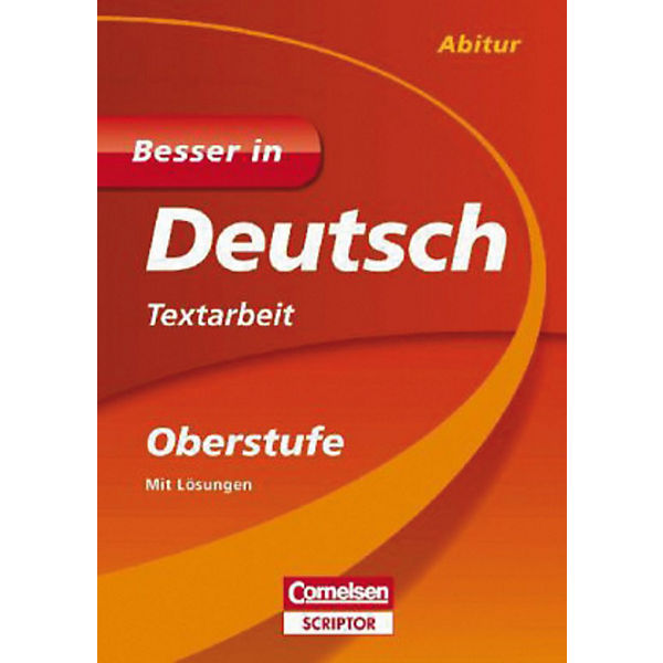 Besser in Deutsch - Textarbeit Oberstufe