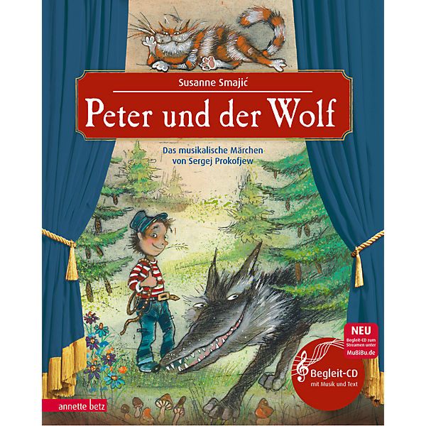 Peter und der Wolf, mit Audio-CD