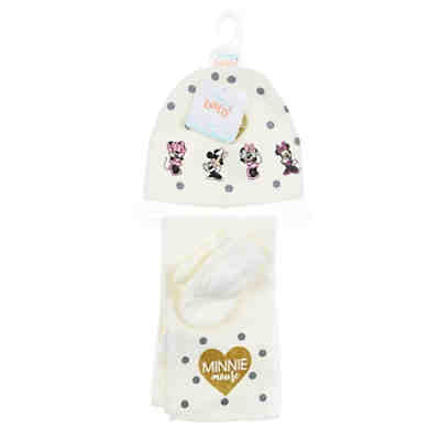 Minnie Mouse Mädchen Baby Winter-Set 3 tlg. Mütze, Schal & Handschuhe 2