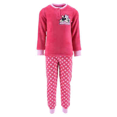 Minnie Mouse Schlafanzug Pyjama Langarm Shirt + Schlaf-Hose
