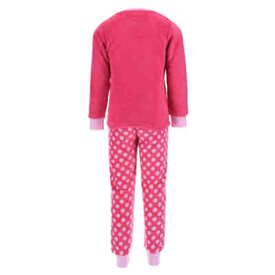 Minnie Mouse Schlafanzug Pyjama Langarm Shirt + Schlaf-Hose 2