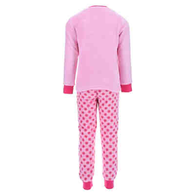 Minnie Mouse Schlafanzug Pyjama Langarm Shirt + Schlaf-Hose 2