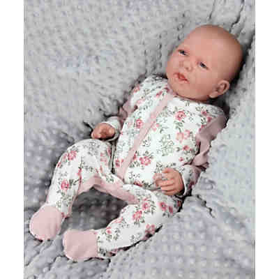 Baby Mädchen Schlafstrampler mit Fuß 3er Pack für Mädchen 2